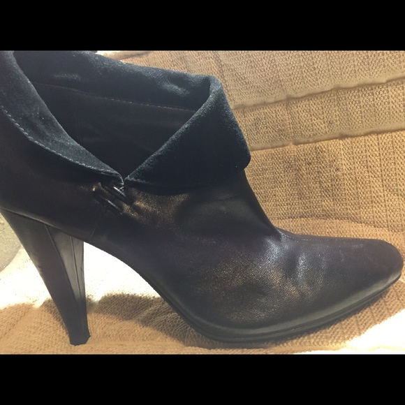 COACH Leather & Suede Booties - Picture 2 of 5